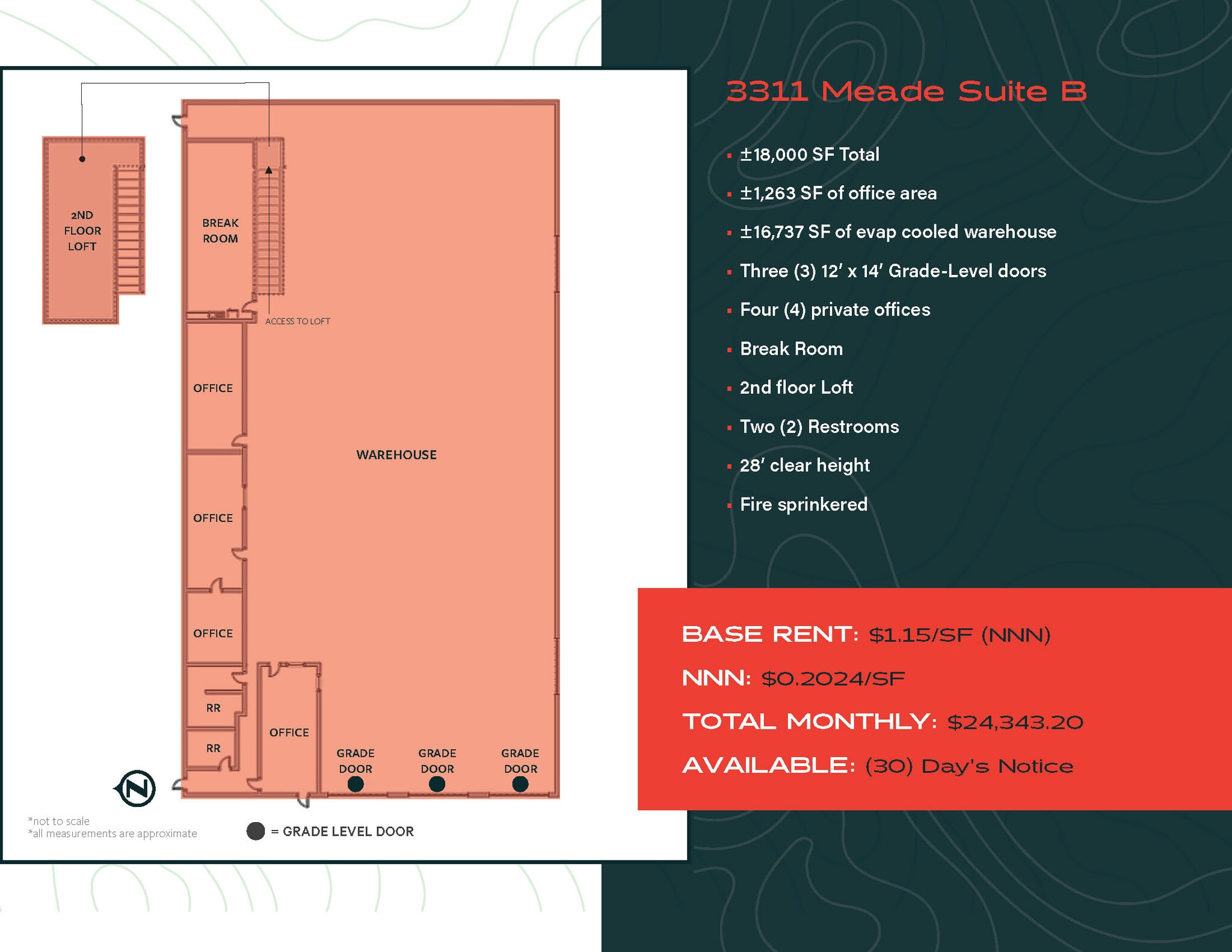 3542 Sirius Ave, Las Vegas, NV for lease Floor Plan- Image 1 of 1