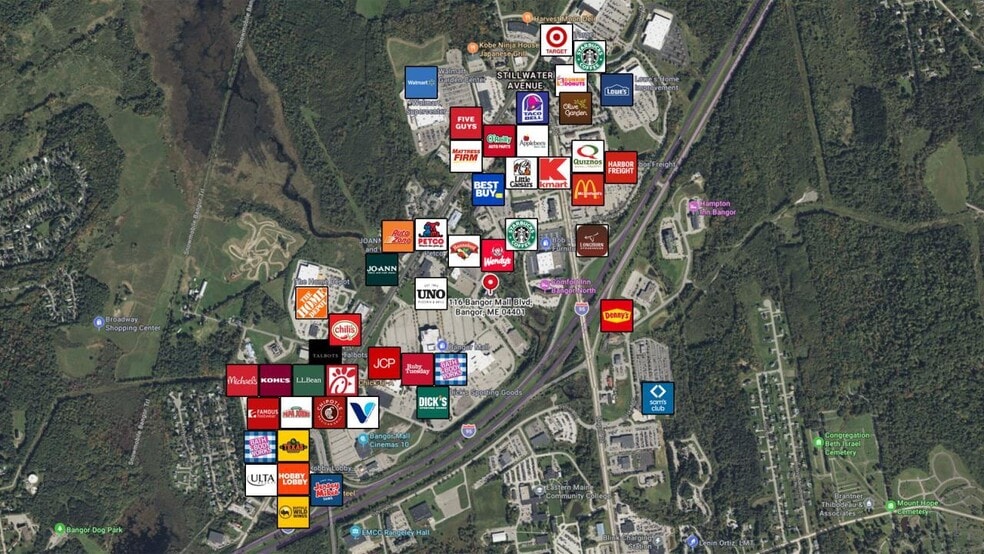 116 Bangor Mall Blvd, Bangor, ME for sale - Aerial - Image 3 of 14