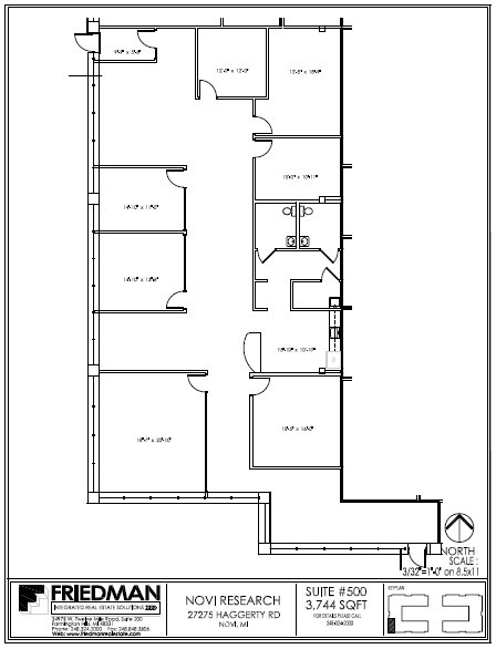 27275 Haggerty Rd, Novi, MI for lease Floor Plan- Image 1 of 4