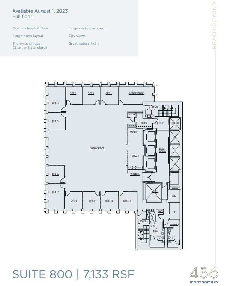 456 Montgomery St, San Francisco, CA for lease Floor Plan- Image 1 of 1
