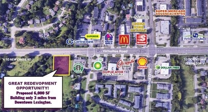 2400 Versailles Rd, Lexington, KY - AERIAL  map view - Image1