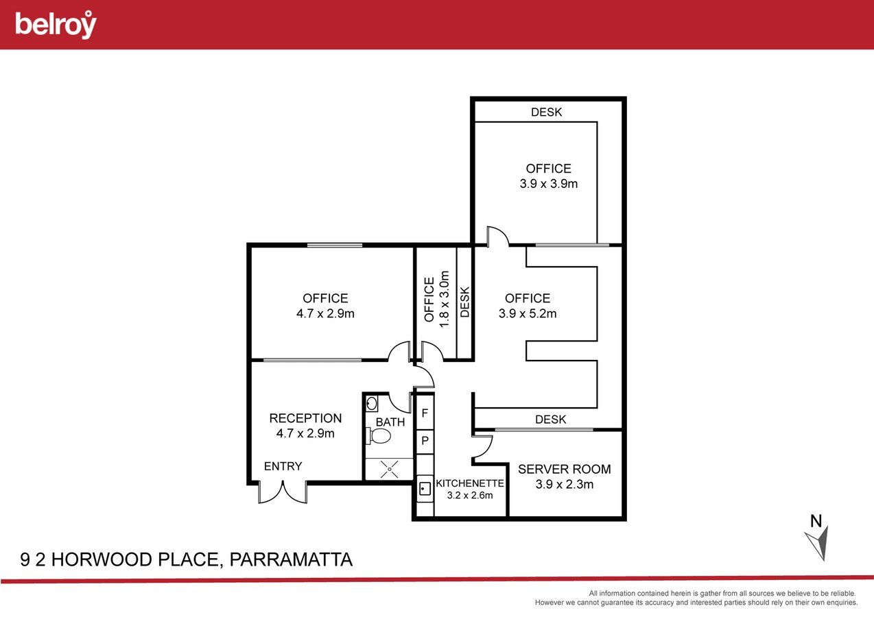 2 Horwood Pl, Parramatta, NSW 2150 - Unit 9 - - Floor Plan - Image 1 of 7