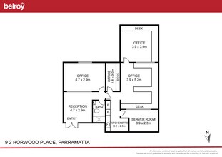 2 Horwood Pl, Parramatta à louer Plan d’étage- Image 1 de 7