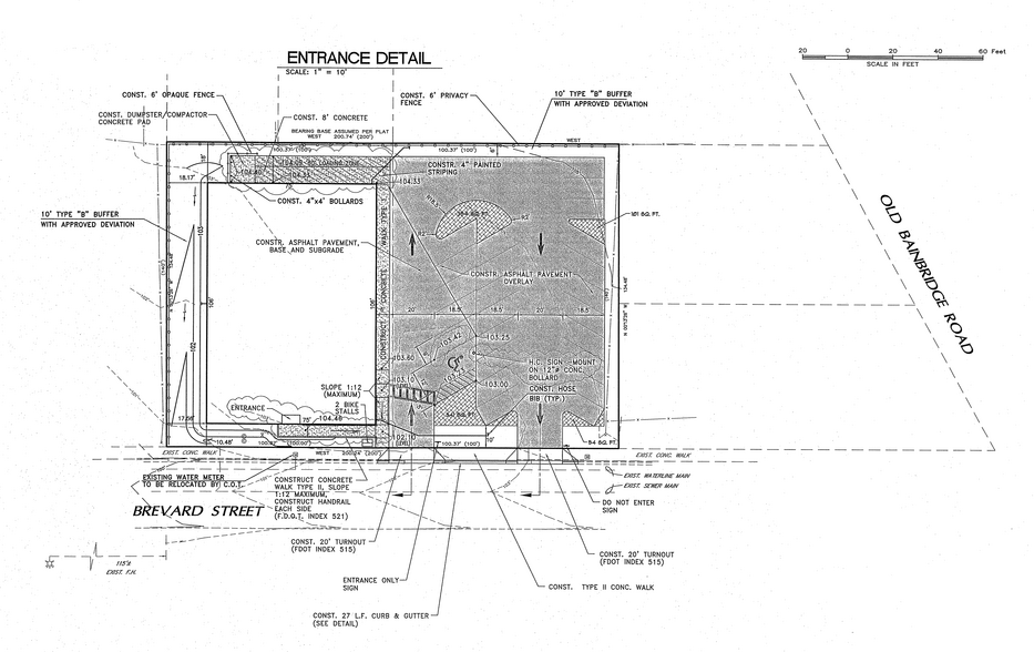 540 W Brevard St, Tallahassee, FL à vendre - Plan cadastral - Image 2 de 5