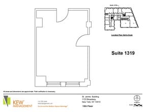 1133 Broadway, New York, NY à louer Plan d’étage- Image 1 de 2