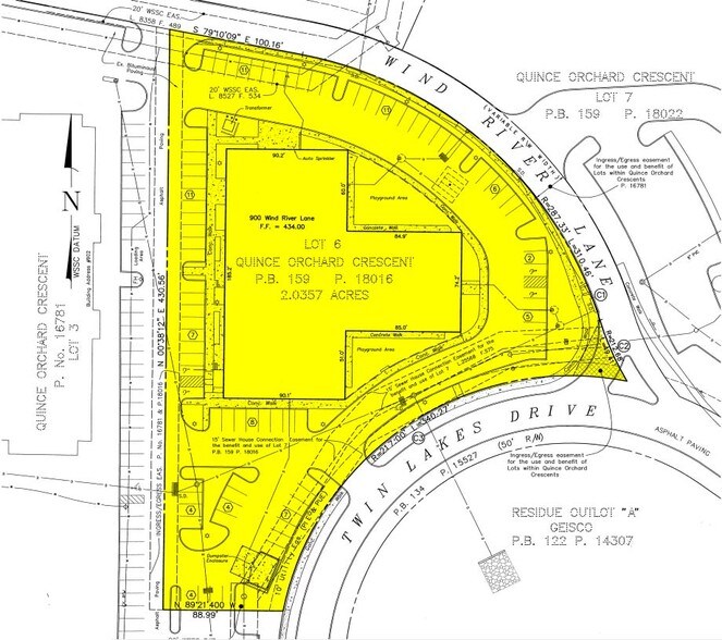 900 Wind River Ln, Gaithersburg, MD for lease - Plat Map - Image 2 of 19