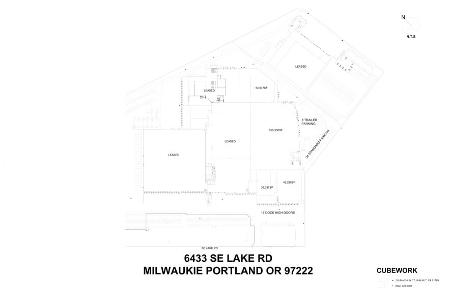 6433 SE Lake Rd, Portland, OR à louer - Plan de site - Image 1 de 23