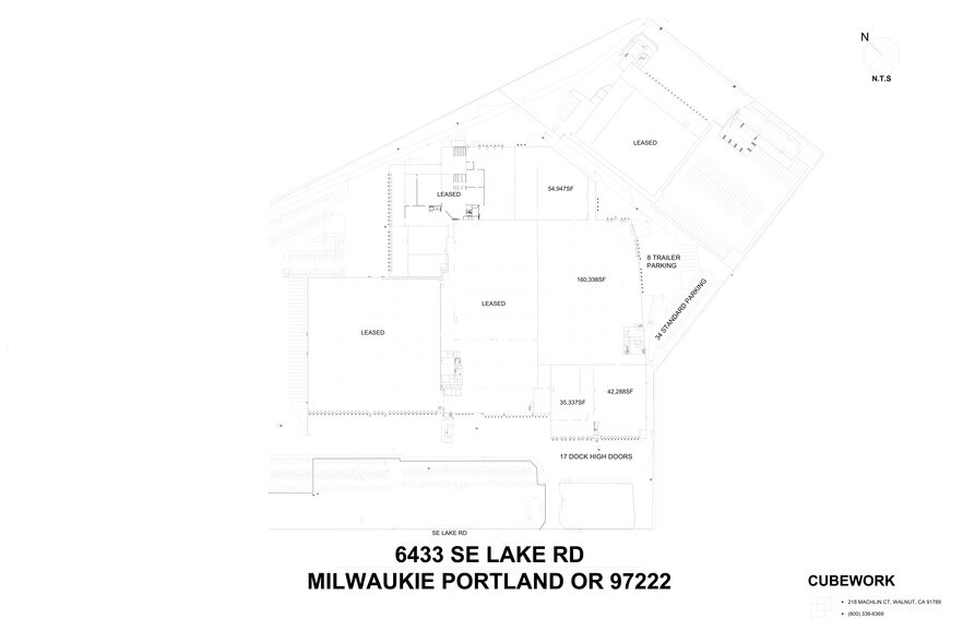 6433 SE Lake Rd, Portland, OR for lease - Site Plan - Image 1 of 23