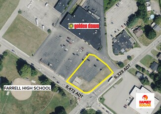 Plus de détails pour 809 Sharon New Castle rd, Farrell, PA - Terrain à vendre