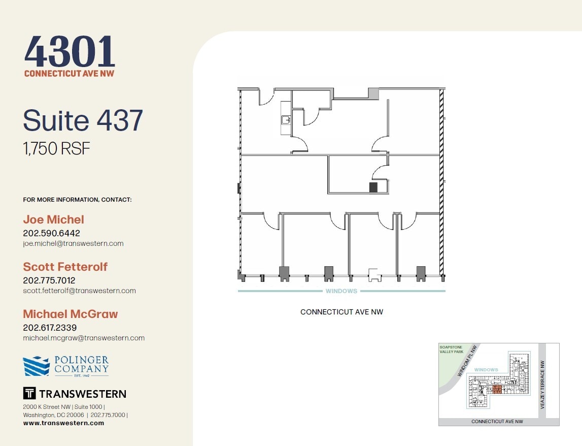 4301 Connecticut Ave NW, Washington, DC for lease Floor Plan- Image 1 of 1