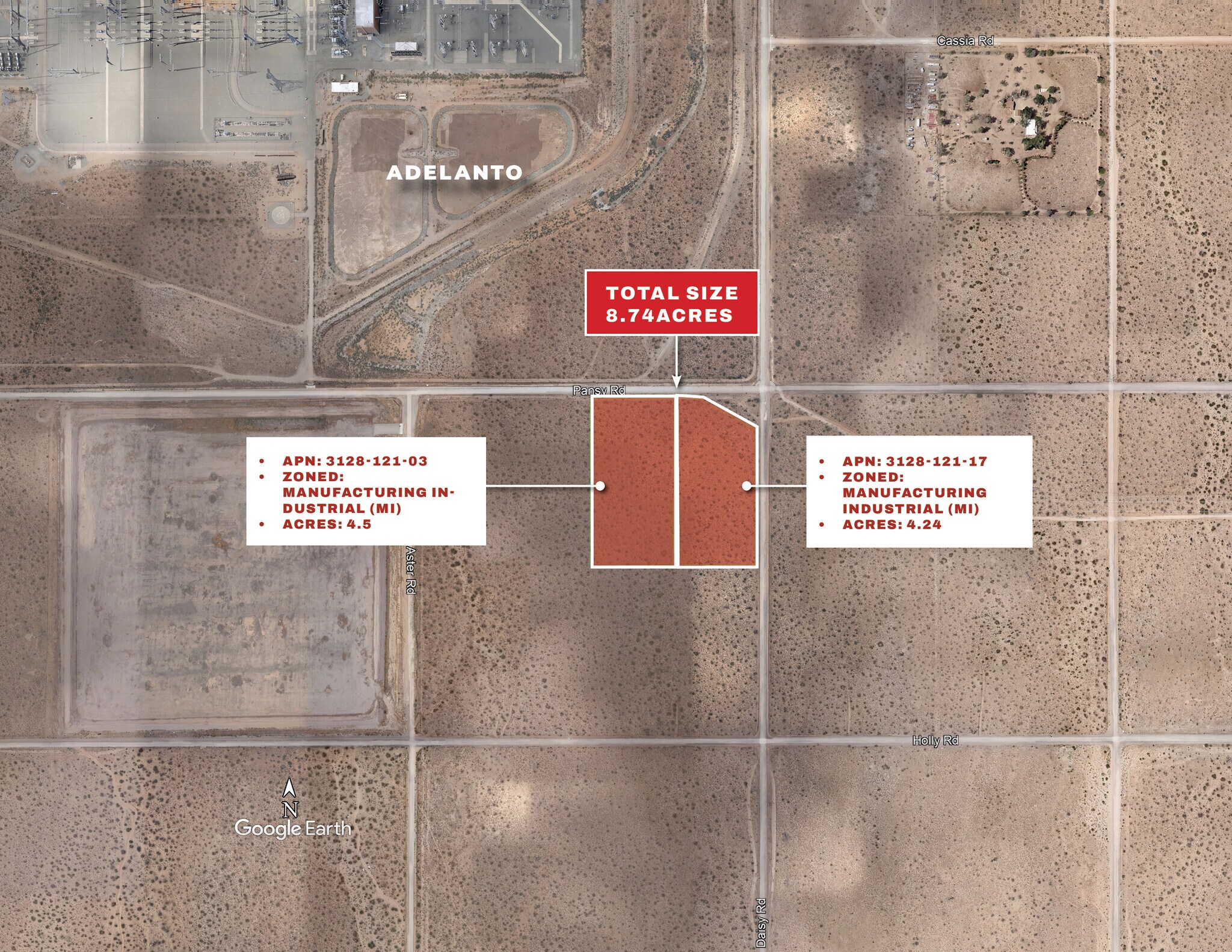0 Pansy rd, Adelanto, CA for sale Primary Photo- Image 1 of 2