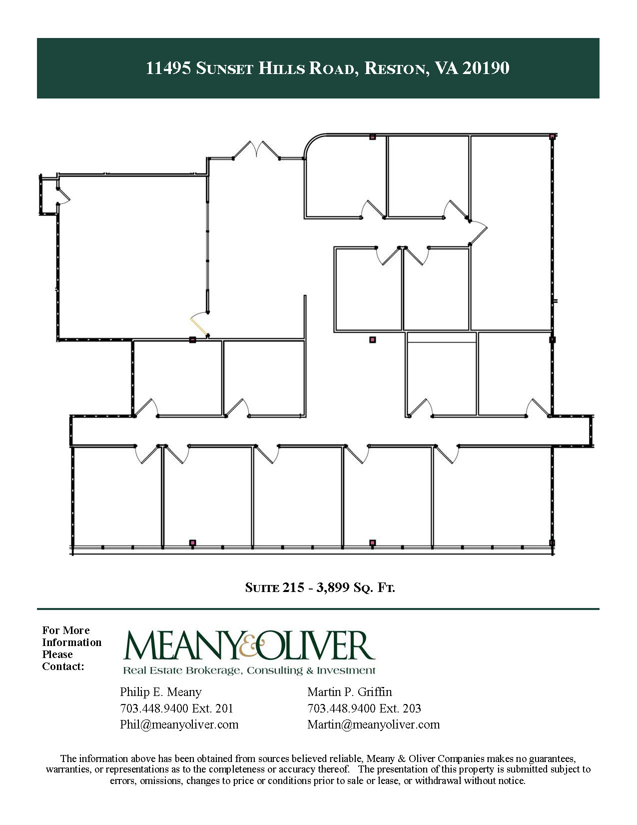 11495 Sunset Hills Rd, Reston, VA à louer Plan d  tage- Image 1 de 1