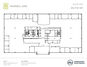 3650 Mansell Rd, Alpharetta, GA à louer Plan d  tage- Image 1 de 21