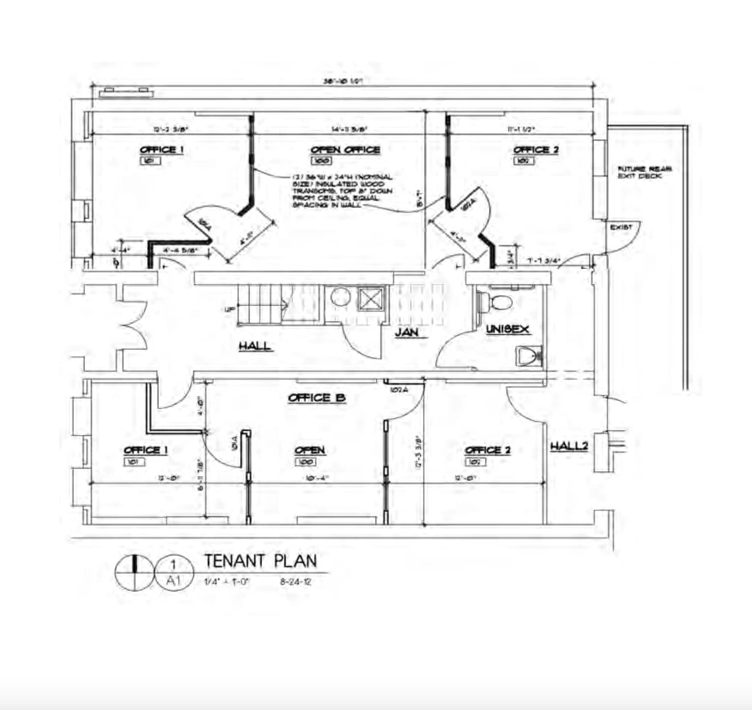 94 N Sandusky St, Delaware, OH à louer Plan d’étage- Image 1 de 1