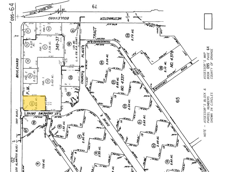 13900A Seal Beach Blvd, Seal Beach, CA à vendre - Plan cadastral - Image 1 de 1