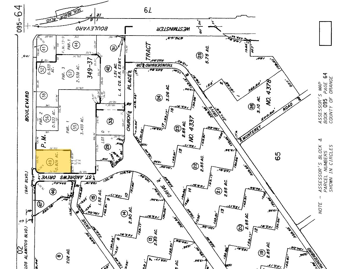 13900A Seal Beach Blvd, Seal Beach, CA à vendre Plan cadastral- Image 1 de 1