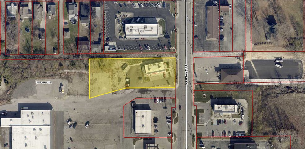 366 S Indiana St, Mooresville, IN à vendre - Aérien - Image 2 de 3