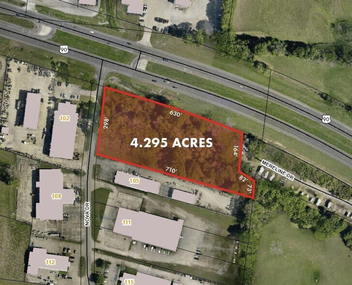 101 Nova Dr, Broussard, LA à vendre - Aérien - Image 1 de 2