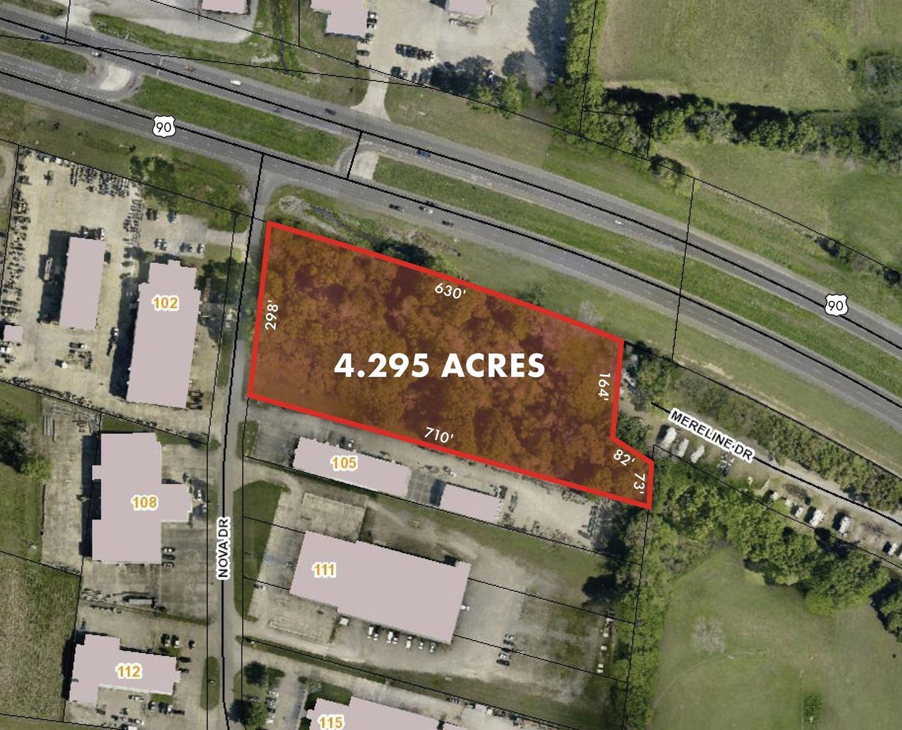 101 Nova Dr, Broussard, LA à vendre Aérien- Image 1 de 3