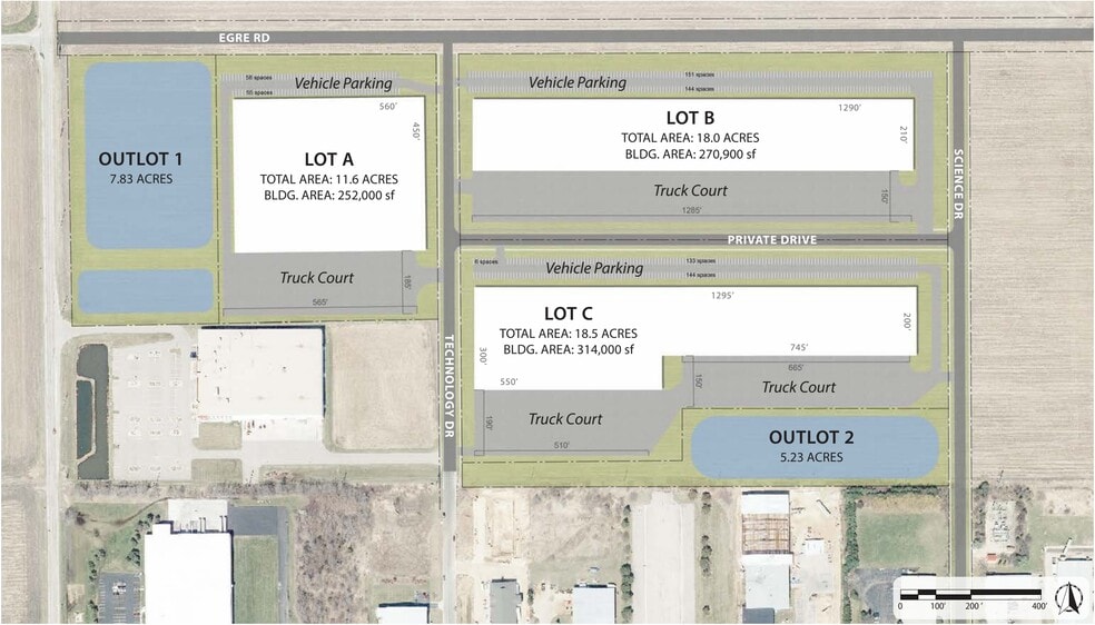 1845 Bristol Rd, Sun Prairie, WI for lease - Site Plan - Image 3 of 5