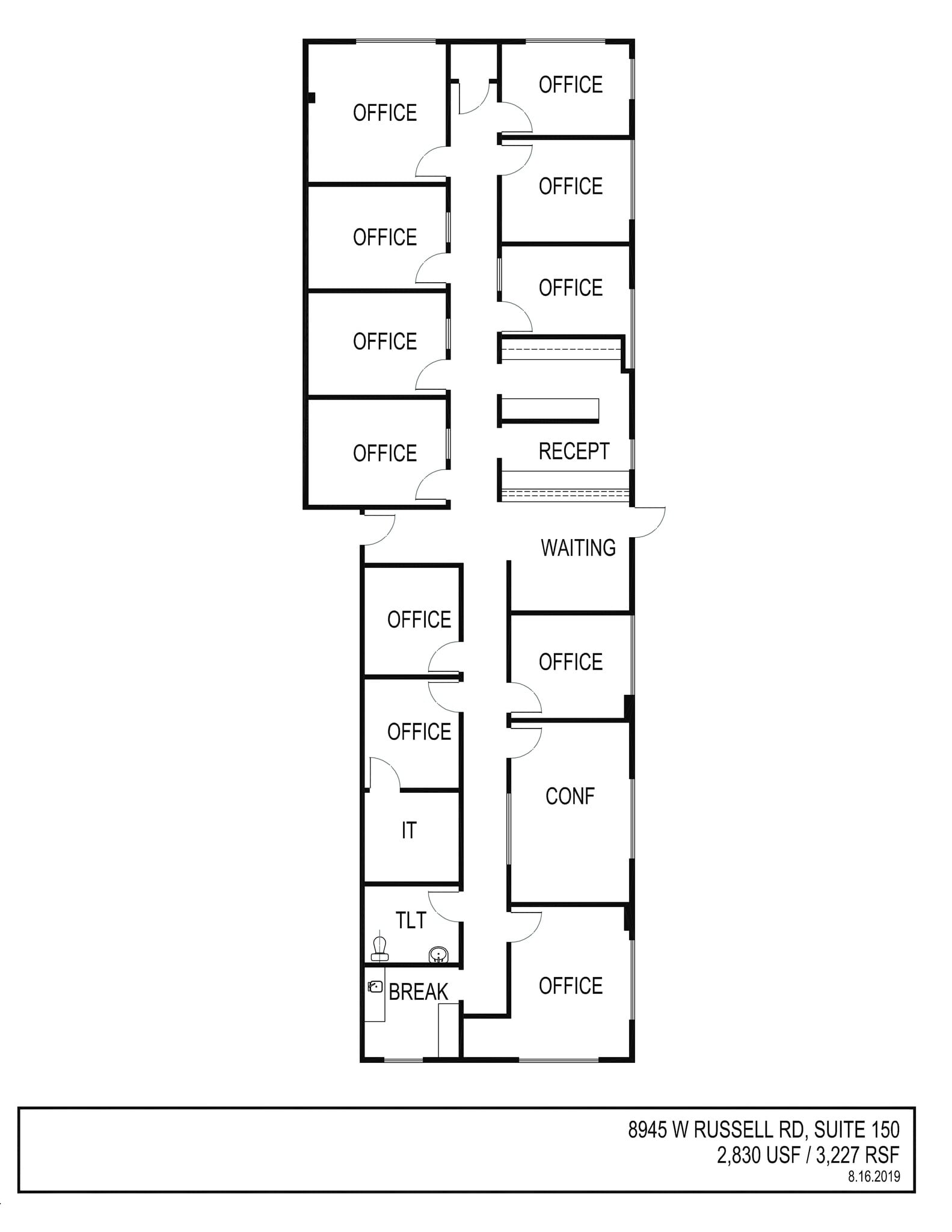 8945 W Russell Rd, Las Vegas, NV for lease Site Plan- Image 1 of 1