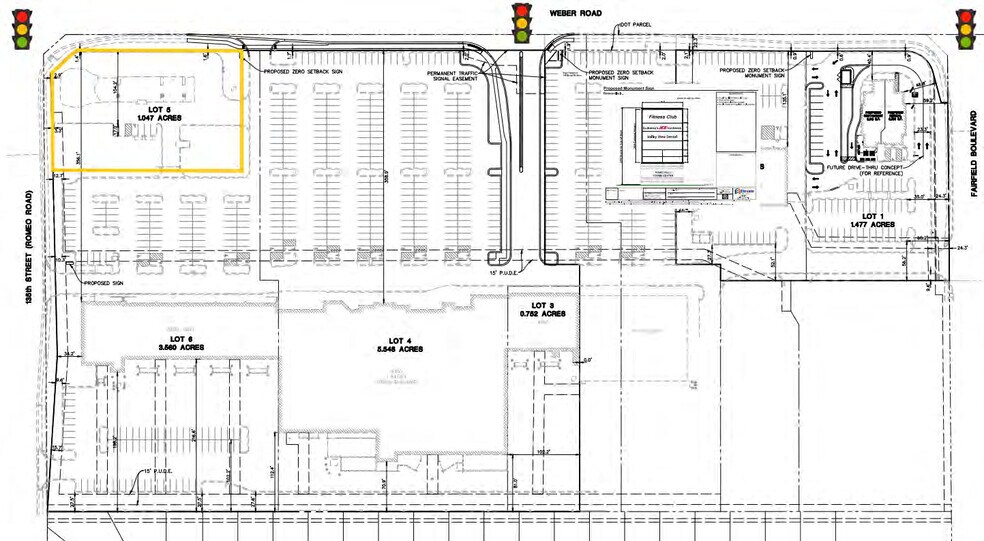 405 Weber Rd, Romeoville, IL à vendre - Plan de site - Image 2 de 3