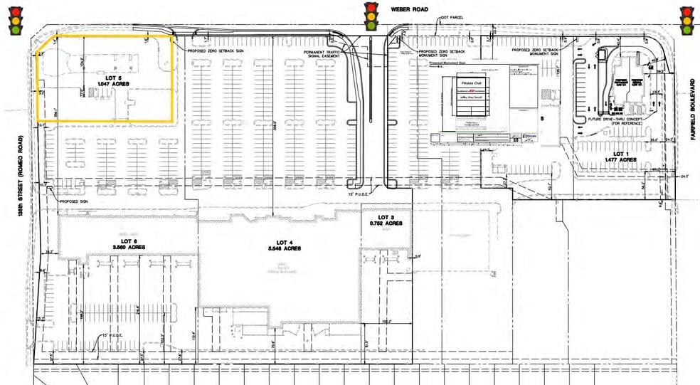 405 Weber Rd, Romeoville, IL for lease - Site Plan - Image 2 of 3