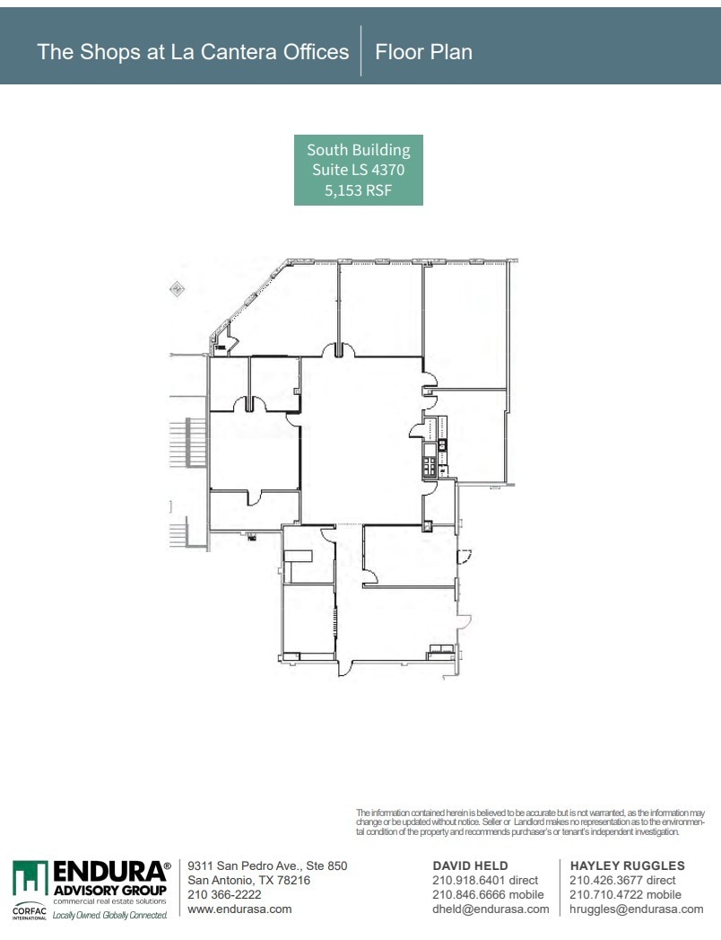 15900 La Cantera Pky, San Antonio, TX for lease Floor Plan- Image 1 of 1