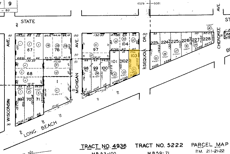 10236 Long Beach Blvd, Lynwood, CA à vendre - Plan cadastral - Image 2 de 24