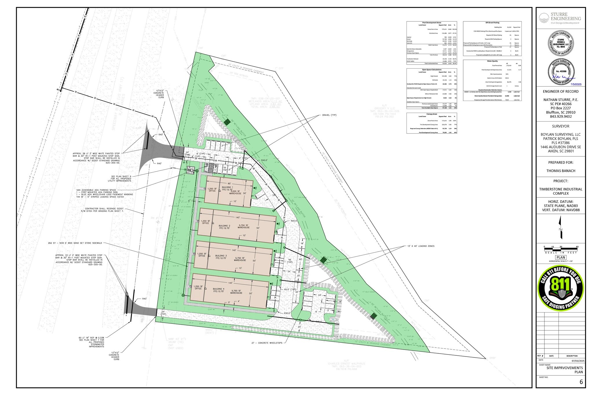 6718 Speedway Blvd, Hardeeville, SC for lease Site Plan- Image 1 of 5