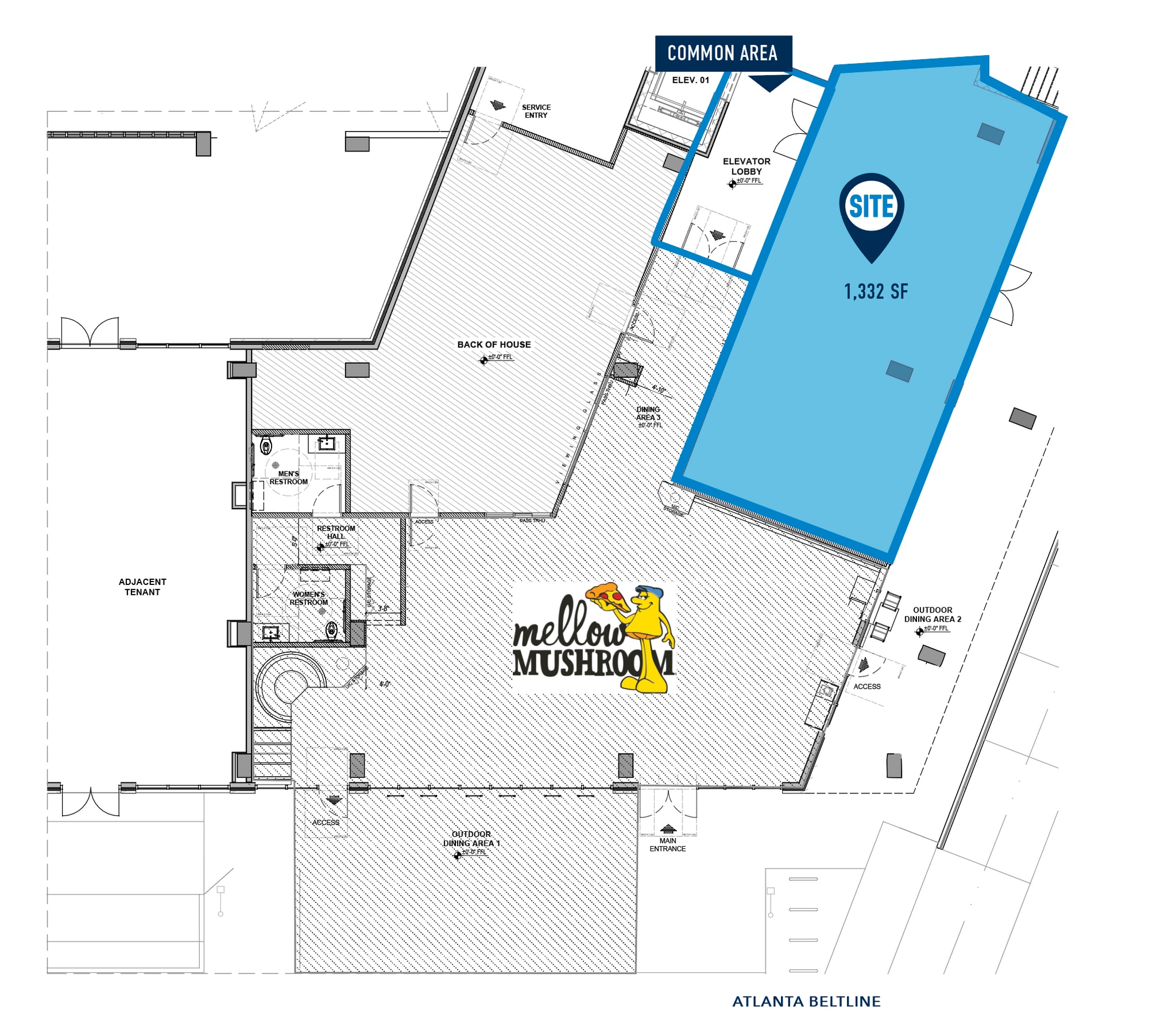 1015 Boulevard SE, Atlanta, GA for lease Site Plan- Image 1 of 1