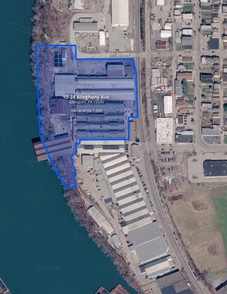 Plus de détails pour 14 Allegheny Ave, Glassport, PA - Industriel à vendre
