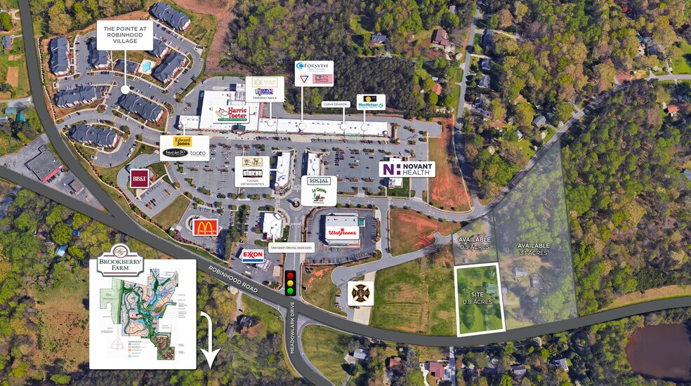 5125 Robinhood Rd, Winston-Salem, NC à vendre - Photo du bâtiment - Image 2 de 7