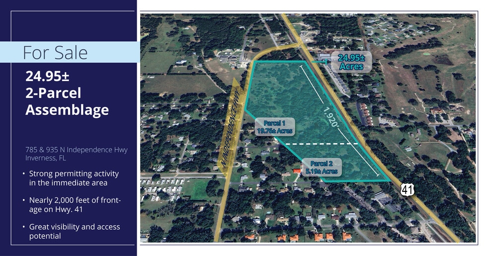 785 & 935 N Independence Hwy, Inverness, FL à vendre - Photo du bâtiment - Image 1 de 1