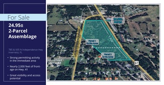 Plus de détails pour 785 & 935 N Independence Hwy, Inverness, FL - Terrain à vendre