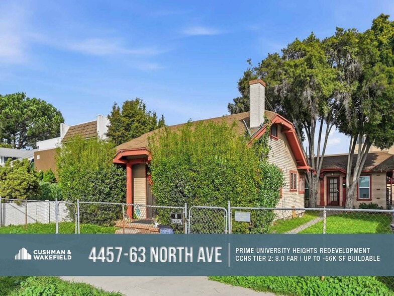 4457-63 North ave, San Diego, CA à vendre - Photo principale - Image 1 de 2