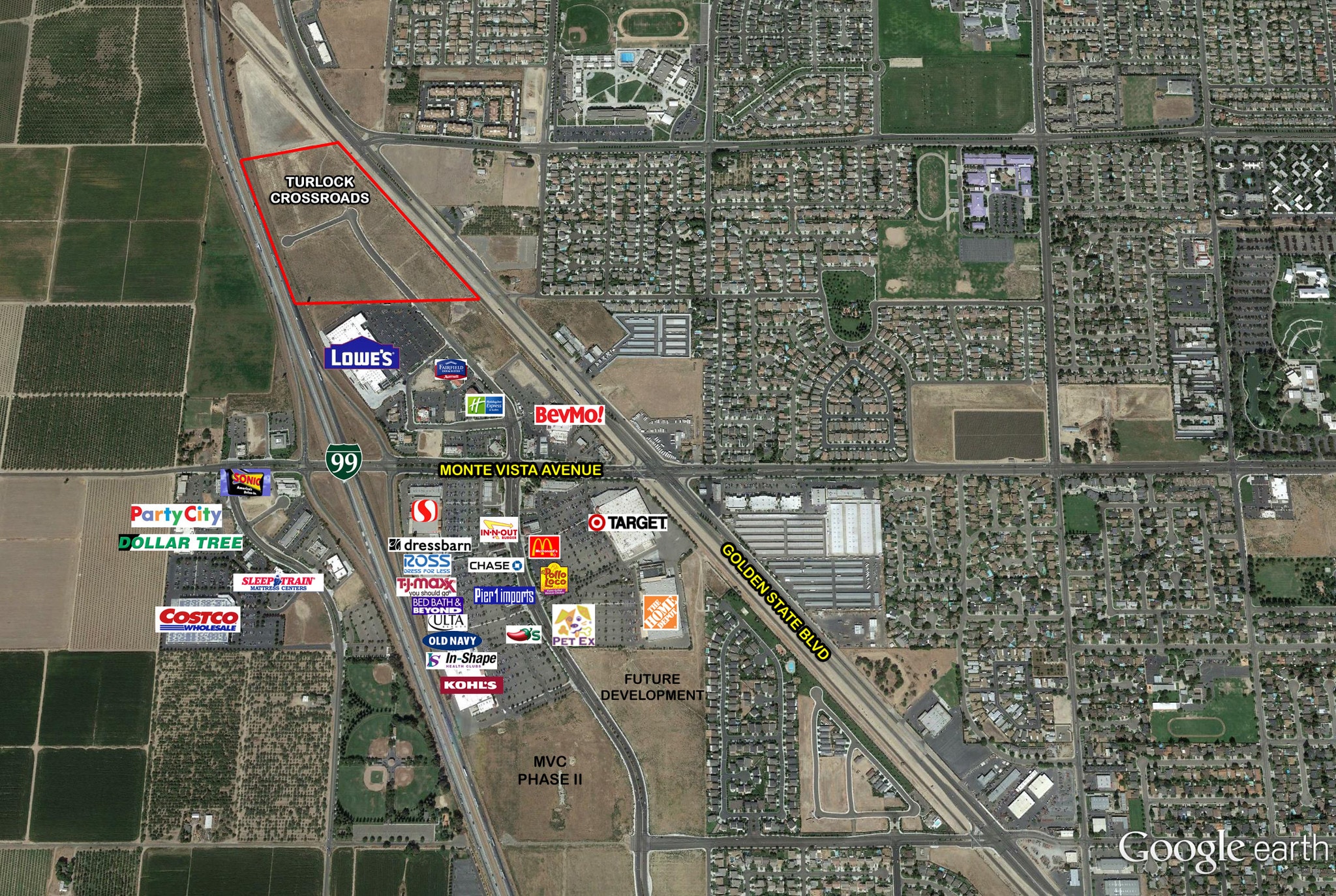 Highway 99 & Monte Vista, Turlock, CA for sale Primary Photo- Image 1 of 2
