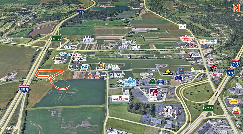 105 Commerce Center Dr, Collinsville, IL à vendre - Photo du bâtiment - Image 2 de 3