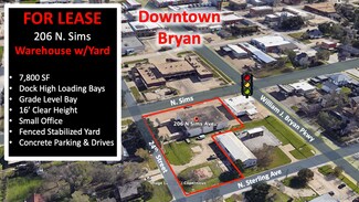 Plus de détails pour 206 N Sims Ave, Bryan, TX - Industriel à louer