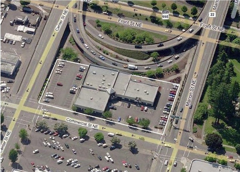 435-465 Commercial St NE, Salem, OR for sale - Aerial - Image 2 of 9