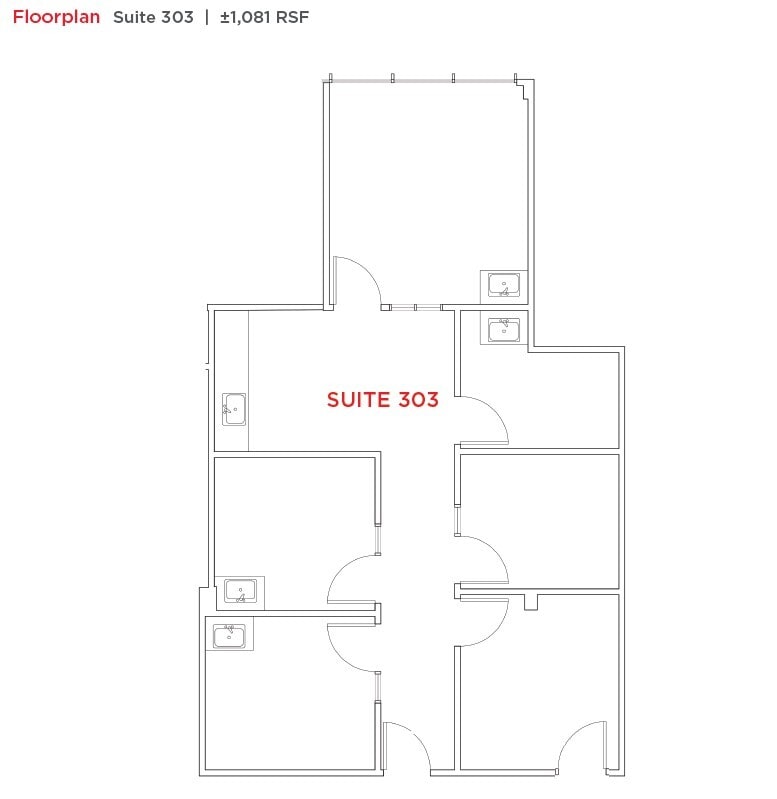 1860 El Camino Real, Burlingame, CA for lease Floor Plan- Image 1 of 1