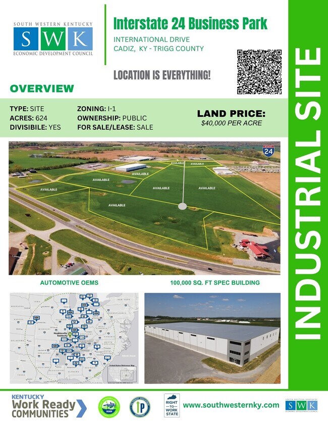 More details for International Drive, Cadiz, KY - Land for Sale