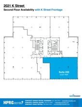 2021 K St NW, Washington, DC for lease Floor Plan- Image 1 of 1