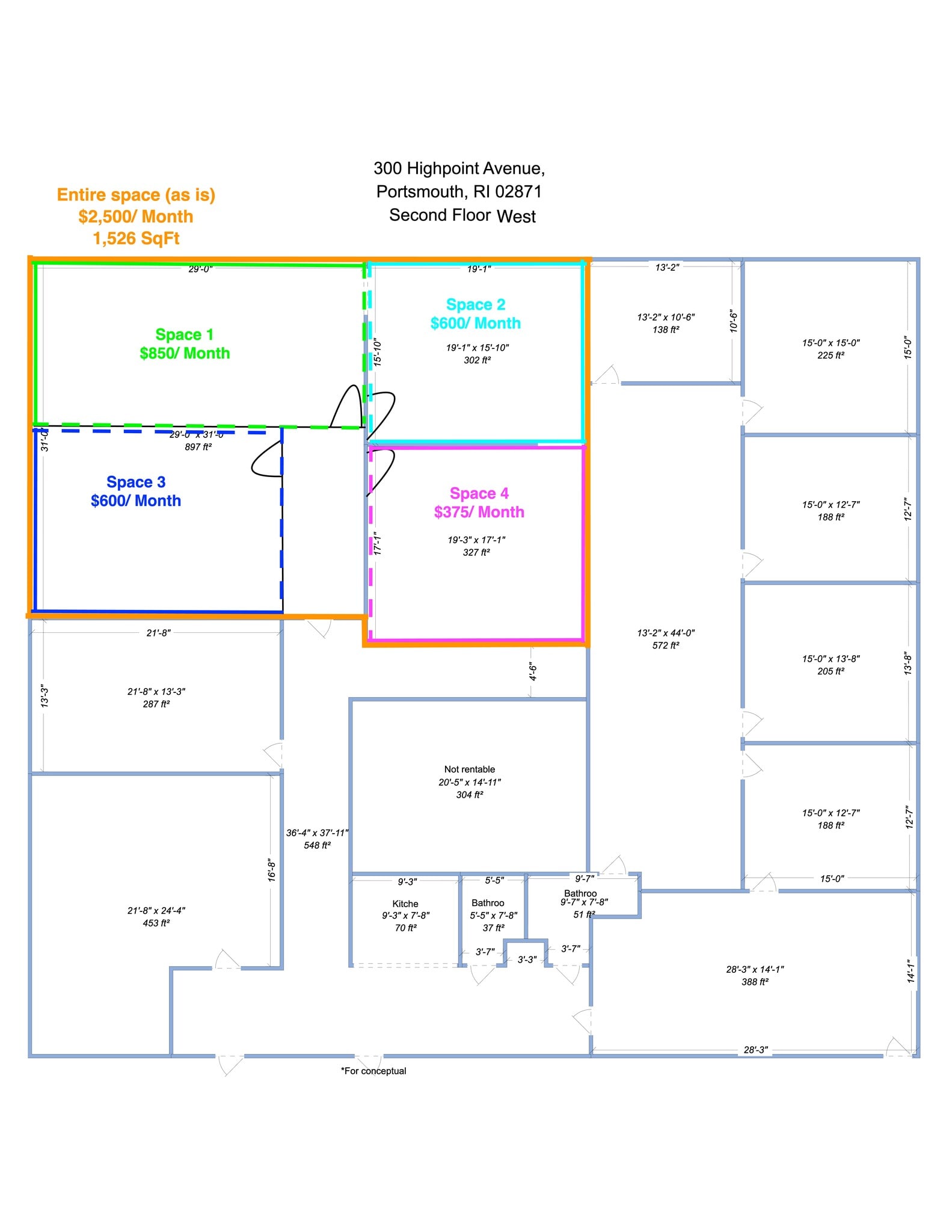 300 High Point Ave, Portsmouth, RI for lease Site Plan- Image 1 of 1
