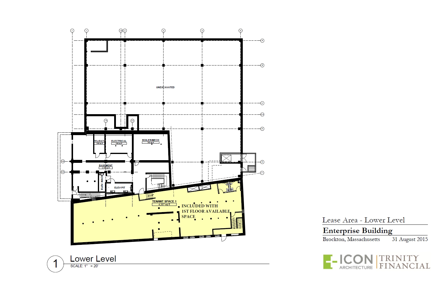 60 Main St, Brockton, MA for lease Typical Floor Plan- Image 1 of 2