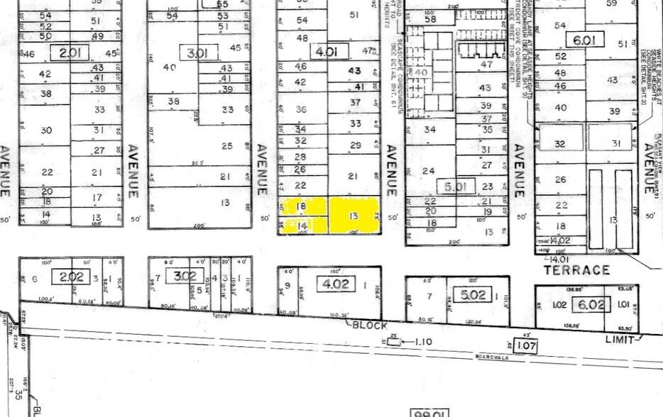 15 Hamilton Ave, Seaside Heights, NJ à vendre - Plan cadastral - Image 3 de 3