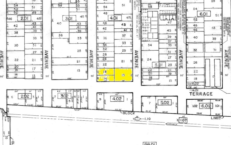 15 Hamilton Ave, Seaside Heights, NJ for sale - Plat Map - Image 3 of 3