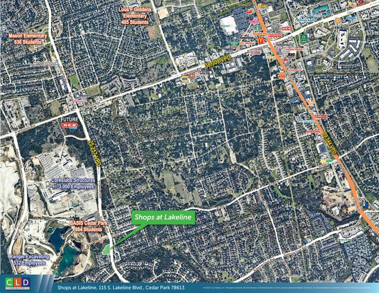 115 S Lakeline Blvd, Cedar Park, TX for lease - Building Photo - Image 2 of 2