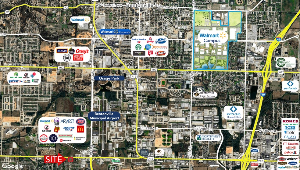 SW Regional Airport Blvd, Bentonville, AR à vendre - Photo du bâtiment - Image 3 de 5