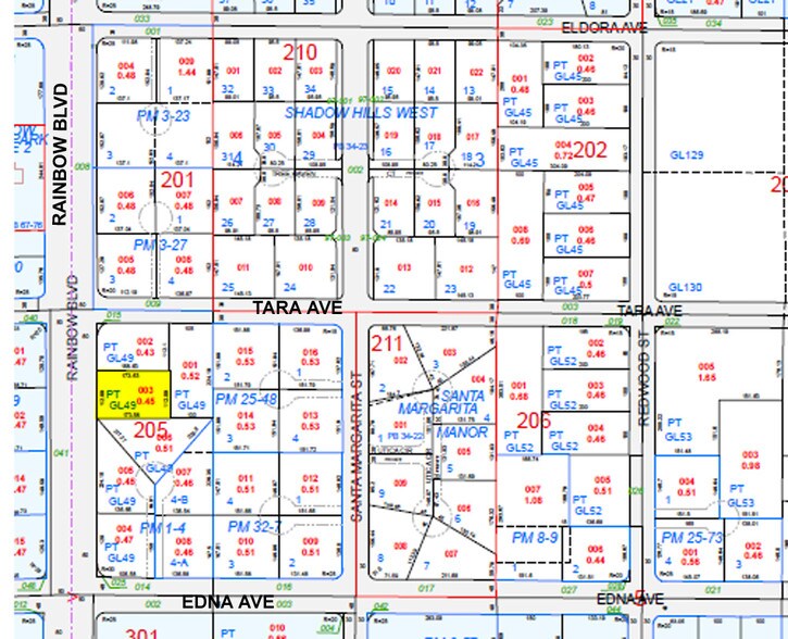 2830 S Rainbow Blvd, Las Vegas, NV à vendre - Plan cadastral - Image 3 de 5